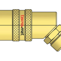 Rychlospojka s vnějším závitem, 45°
