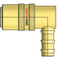Rychlospojka s trnem pro nástrčnou hadici, 90°
