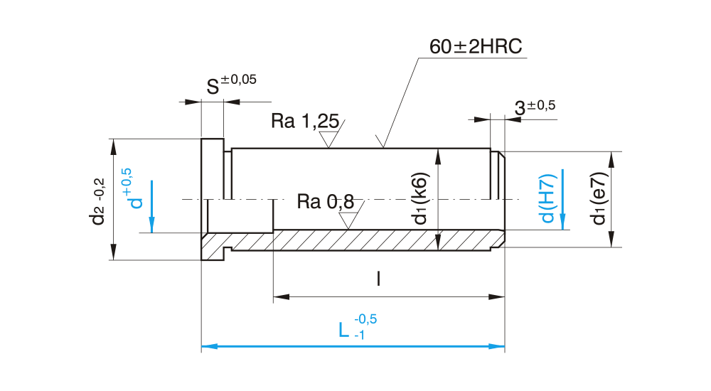 Vodicí pouzdro bez středicího nákružku