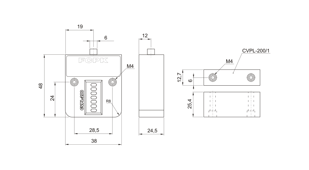 Počítadlo cyklů mechanické, pravé