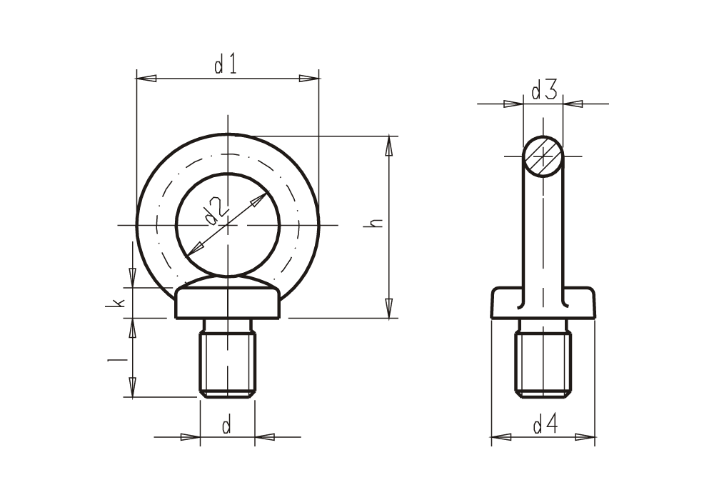 Závěsné oko základní