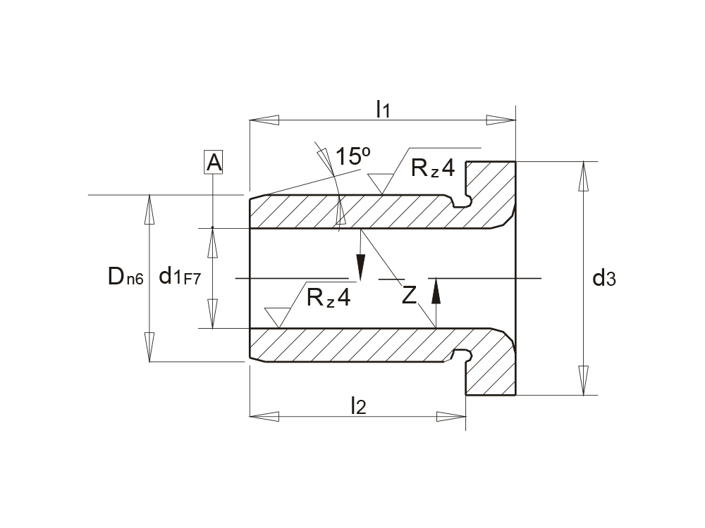 Vrtací pouzdro s nákružkem DIN 172-A
