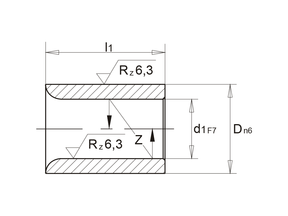 Vrtací pouzdro bez nákružku DIN 179-A