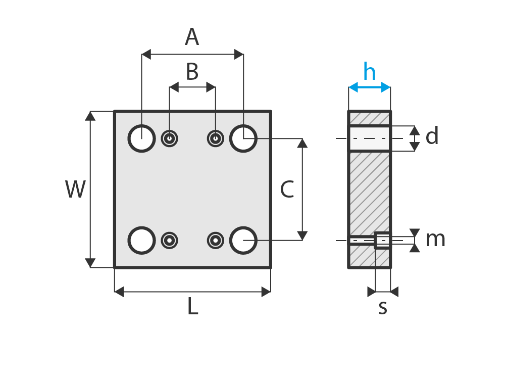 Upínací deska bez přesazení