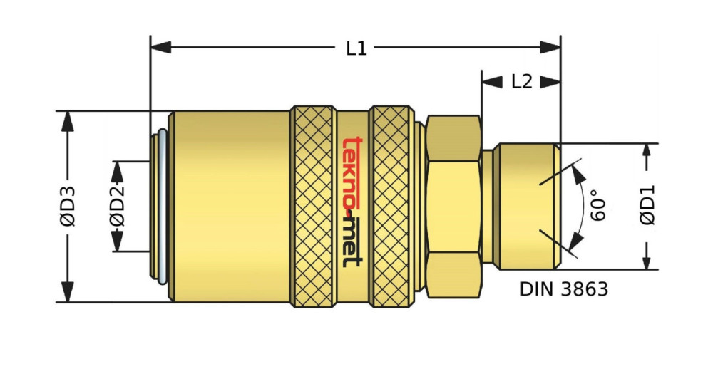 Rychlospojka s vnějším závitem
