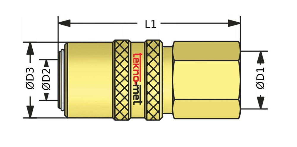 Rychlospojka s vnitřním závitem