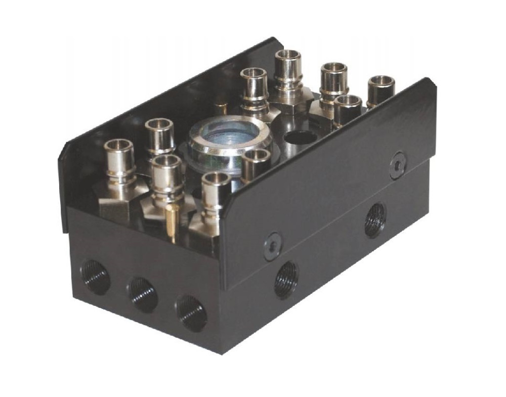 Multispojka (pevná polovina), blok s koncovkami