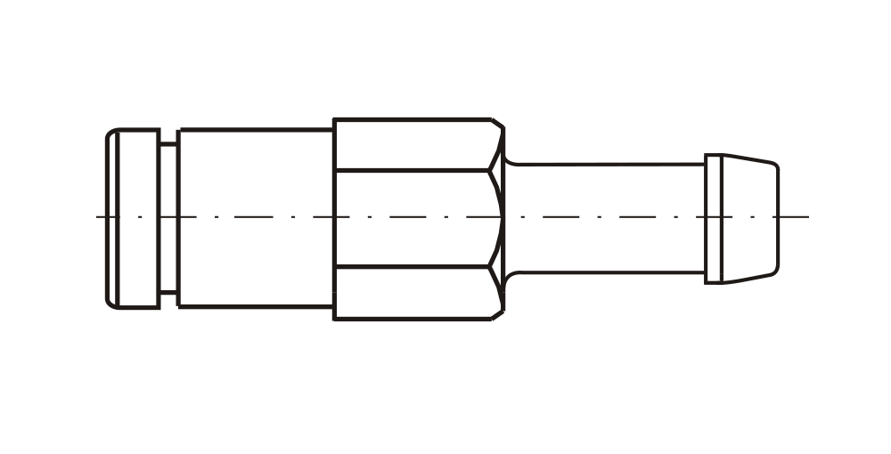 Koncovka s trnem pro hadici