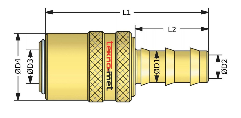 Rychlospojka s trnem pro nástrčnou hadici