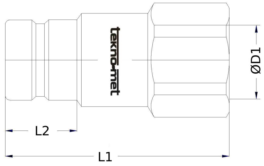 Náustek s vnitřním závitem