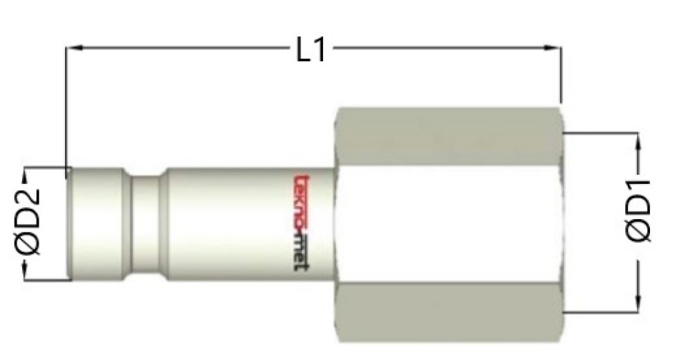 Náustek s vnitřním závitem