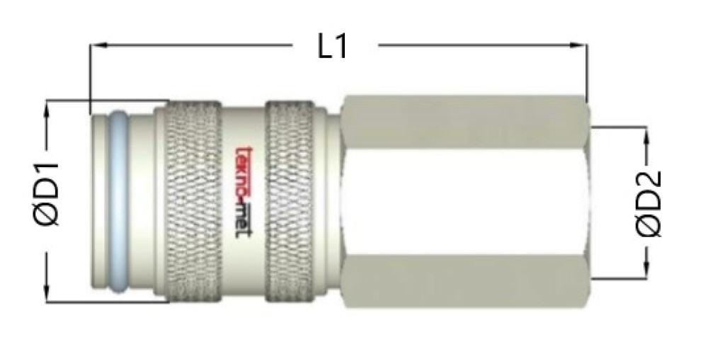 Rychlospojka s vnitřním závitem