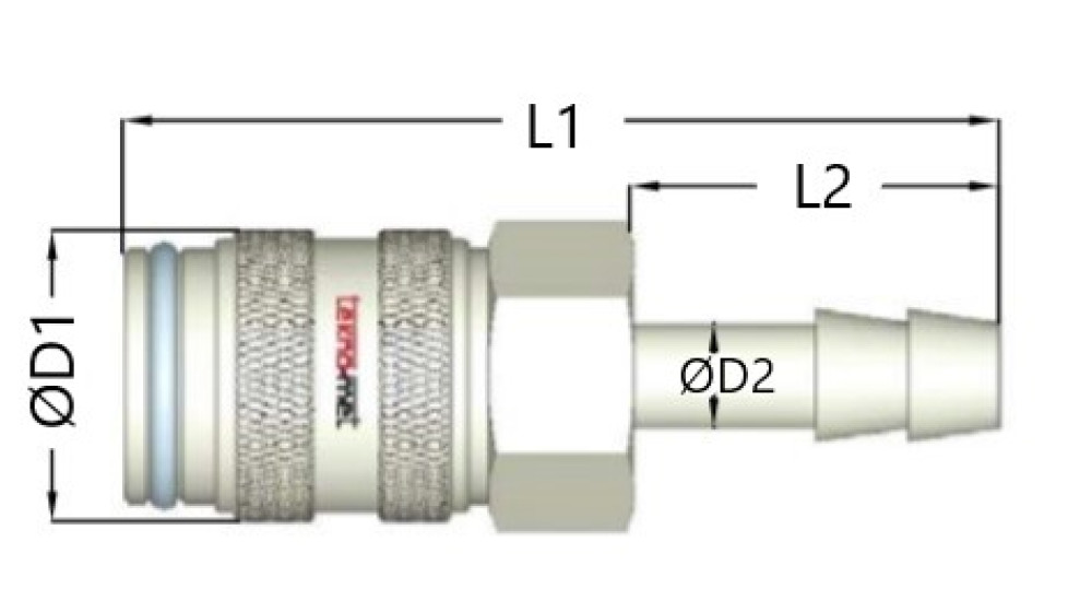 Rychlospojka s trnem pro hadici